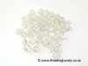 B-C-33 - Crackle Bead - Crystal 6mm