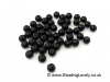 B-P-08 - Glass Pearled - Black 8mm