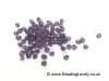 B-Bi-13 - Faceted Bicone Glass Beads 4mm - Purple