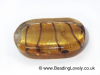 B-D-12 - Handmade Lampwork Foiled Glass Beads - Gold