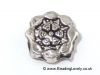 T-B-03 - Tibetan Silver Rose Beads