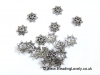 T-S-03 - Tibetan Silver Starry Spacers